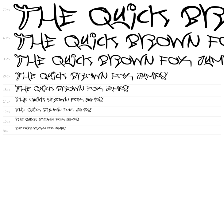 Graffiti Street Expanded Waterfall