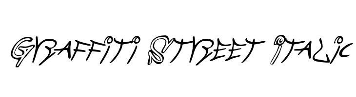 Graffiti Street Italic Font