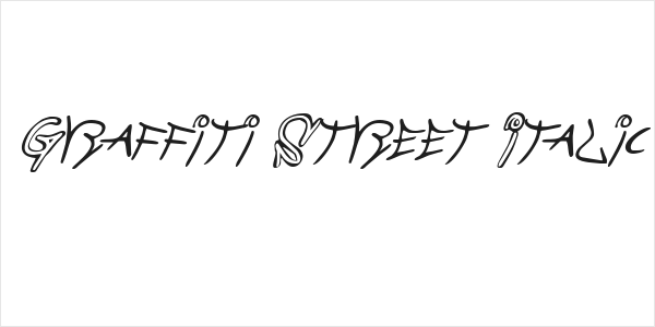 Graffiti Street Italic Logo