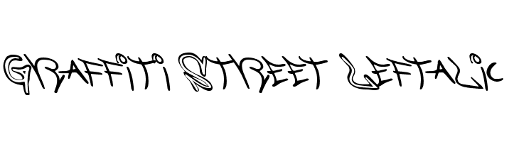Graffiti Street Leftalic Polices