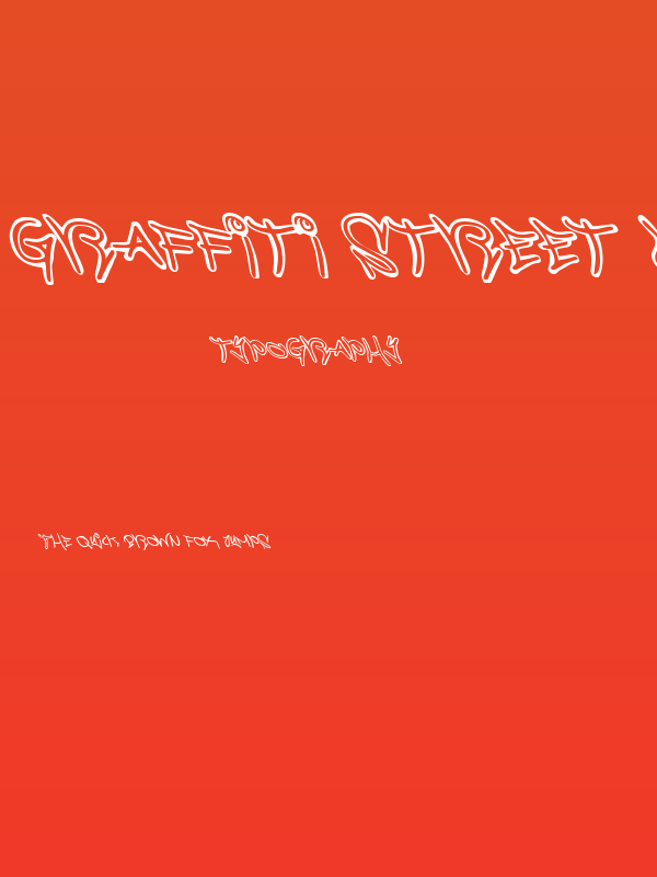 Graffiti Street Leftalic Poster