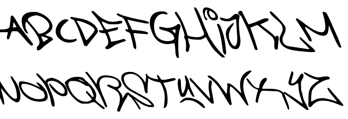 Graffiti Street Leftalic Polices MINUSCULES