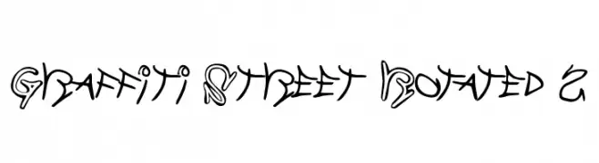 Graffiti Street Rotated 2  baixar fontes gratis