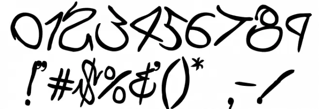 Graffiti Street Rotated 2 Шрифта ДРУГИЕ символов