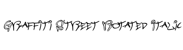 Graffiti Street Rotated Italic  नि: शुल्क फ़ॉन्ट्स डाउनलोड