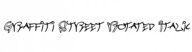 Graffiti Street Rotated Italic  baixar fontes gratis