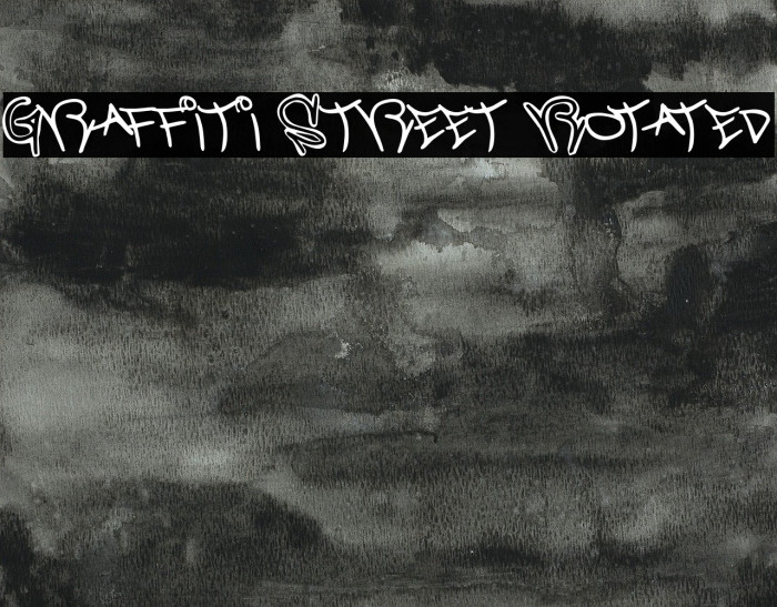 Graffiti Street Rotated Example 3