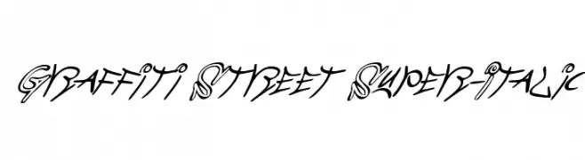 Graffiti Street Super-Italic  baixar fontes gratis