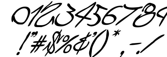 Graffiti Street Super-Italic Polices AUTRES CHARS