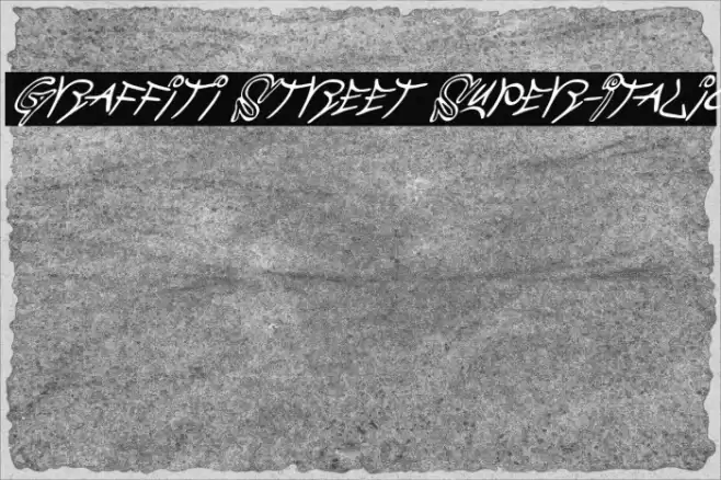 Graffiti Street Super-Italic Font examples