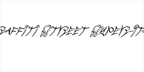 Graffiti Street Super-Italic Logo