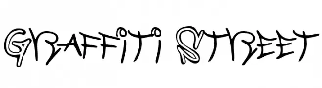 Graffiti Street  Frei Schriftart Herunterladen