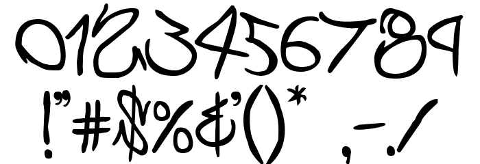 Graffiti Street Font OTHER CHARS
