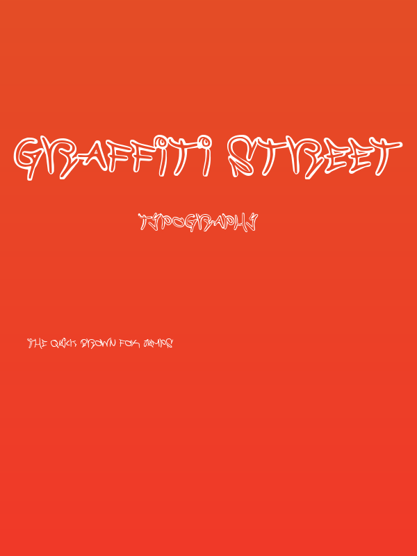 Graffiti Street Poster