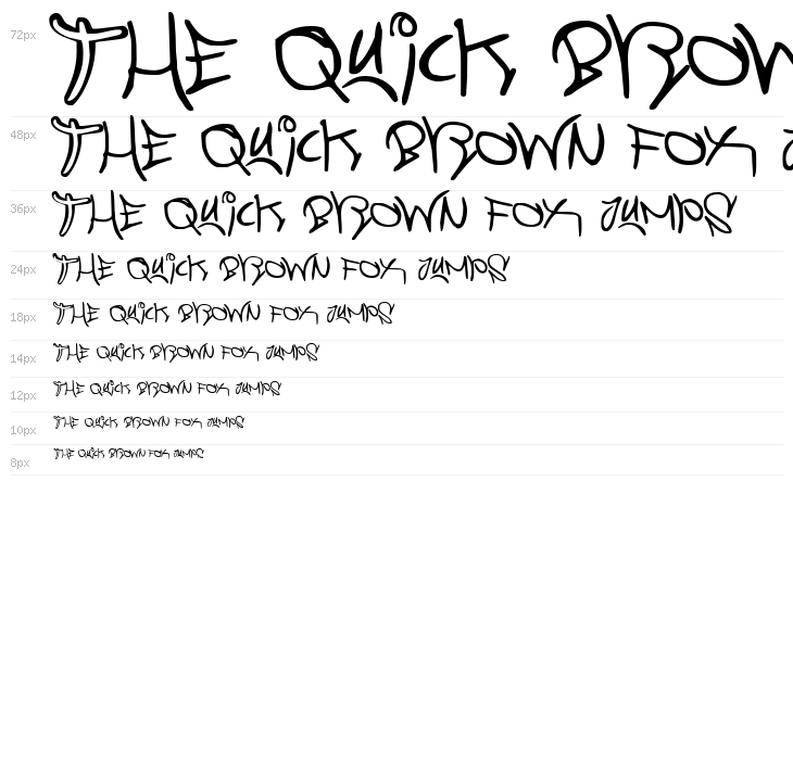 Graffiti Street Waterfall