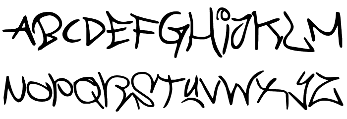 Graffiti Street Font LOWERCASE