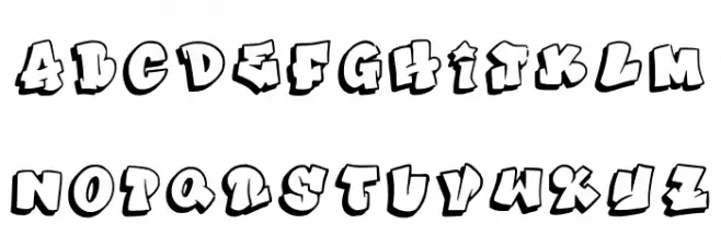 Graffiti Style Regular 字体 大写