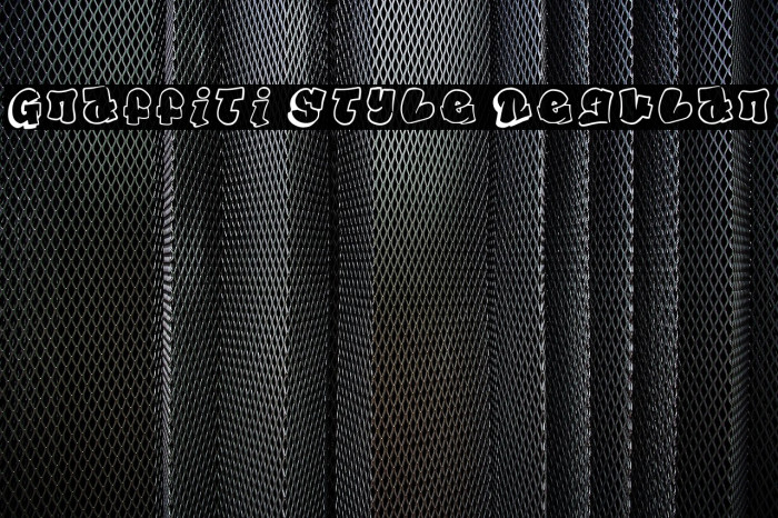 Graffiti Style Regular Example 3