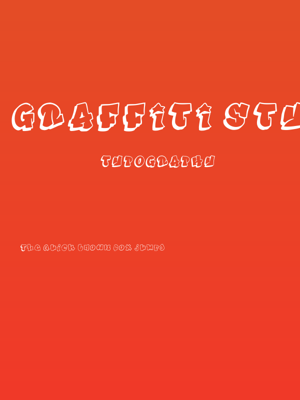 Graffiti Style Regular Poster