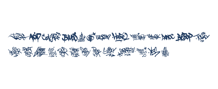 Graffiti Tags Lowercase