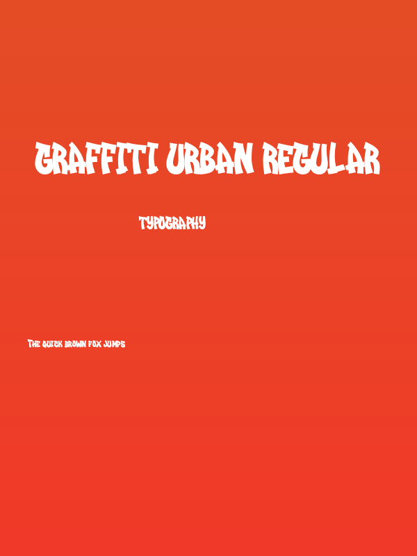 Graffiti Urban Regular Poster