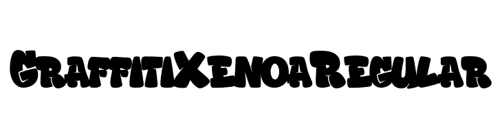 Graffiti Xenoa Regular  Frei Schriftart Herunterladen