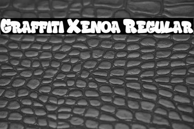 Graffiti Xenoa Regular Font examples