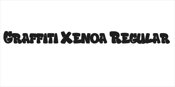 Graffiti Xenoa Regular Logo