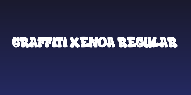 Graffiti Xenoa Regular Social Header