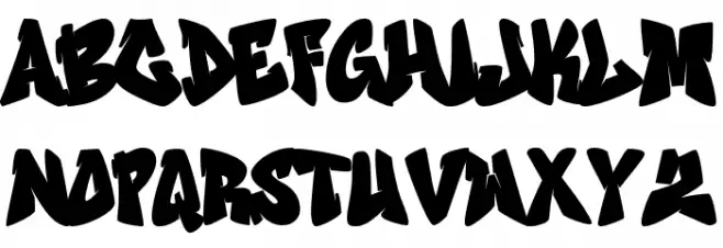 Graffiti Youth Regular لخطوط تنزيل الأحرف الكبيرة