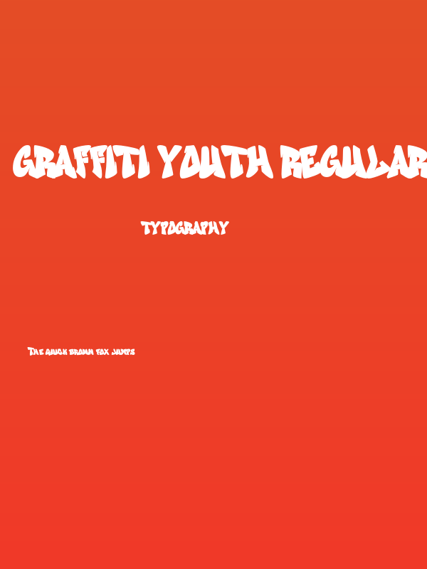 Graffiti Youth Regular Poster
