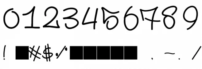 Graffiti font Font OTHER CHARS