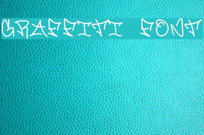 Graffiti font Example 2