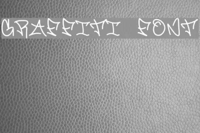 Graffiti font Font examples