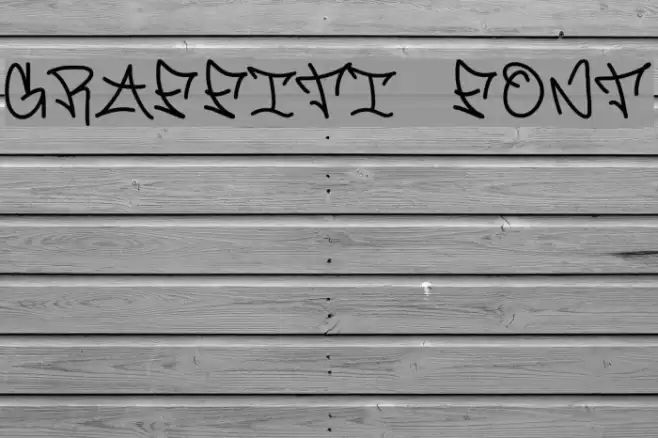 Graffiti font Font examples