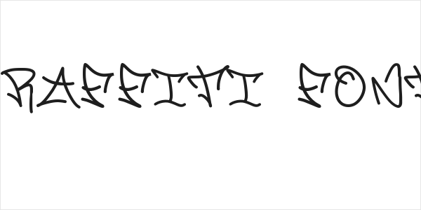 Graffiti font Logo