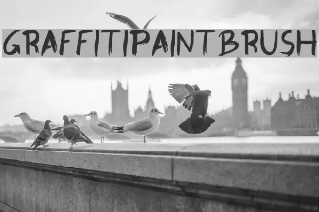 GraffitiPaintBrush Font examples