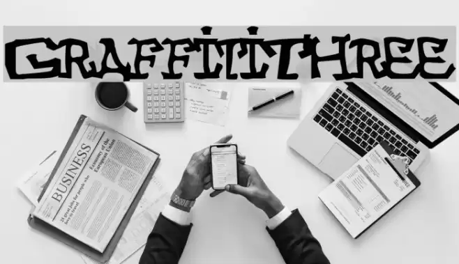 GraffitiThree Font examples