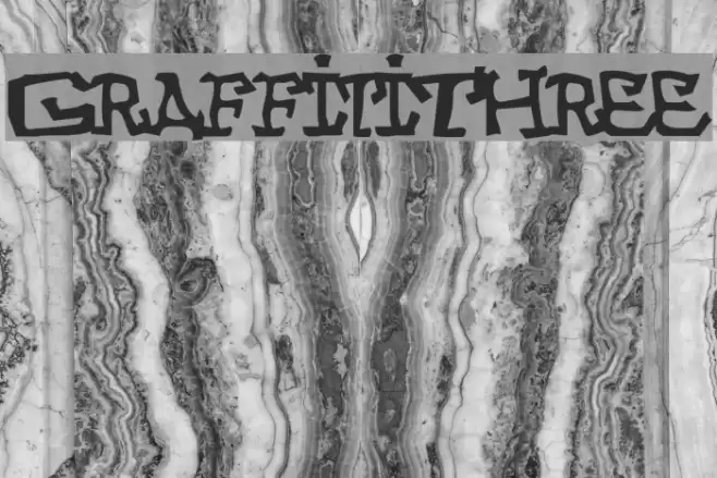 GraffitiThree Font examples