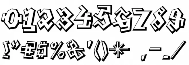 GraffitiTreat-Regular Font OTHER CHARS