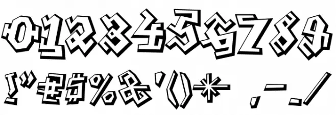 GraffitiTreat-Regular Font OTHER CHARS