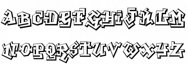 GraffitiTreat-Regular Schriftart Groß