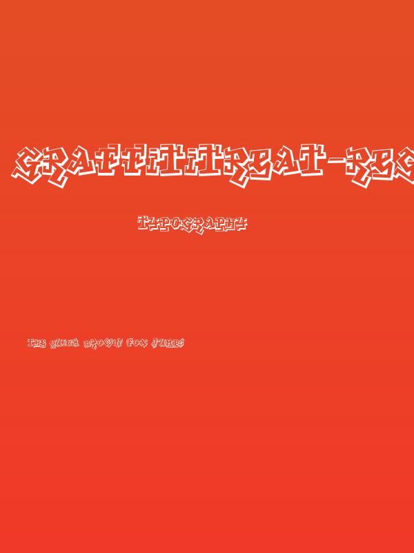 GraffitiTreat-Regular Poster