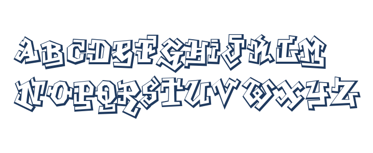 GraffitiTreat-Regular Lowercase