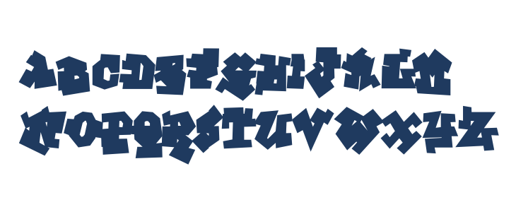 GraffitiTreatBack-Regular Lowercase