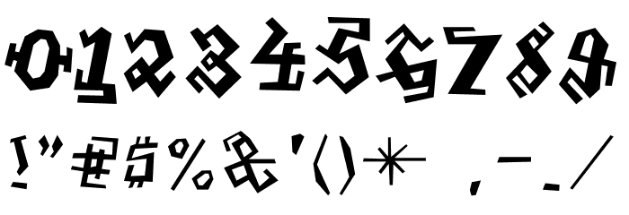 GraffitiTreatFront-Regular Font OTHER CHARS
