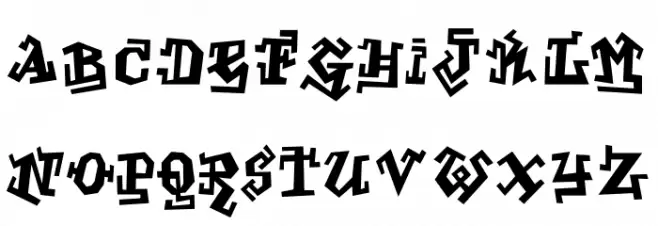 GraffitiTreatFront-Regular Schriftart Groß