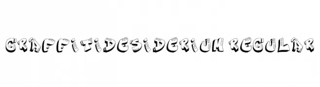 Graffiti_desiderium Regular  Frei Schriftart Herunterladen