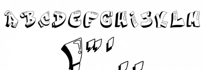 Graffiti_desiderium Regular Font Alte caractere