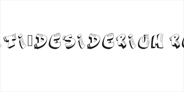Graffiti_desiderium Regular Logo